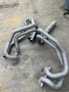 Alaska Mobile Sandblasting Exhaust Pipe After Blasting