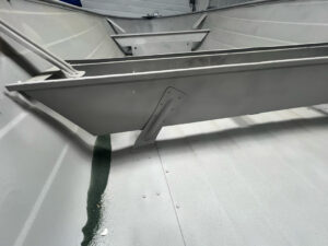 Alaska Mobile Sandblasting John Boat Project After Blasting